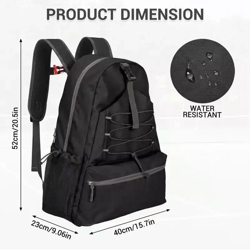 Sac à dos de tennis avec compartiment rembourré pour raquette et sac à chaussures ventilé, sac de sport léger pour raquette de Pickleball et de Badminton