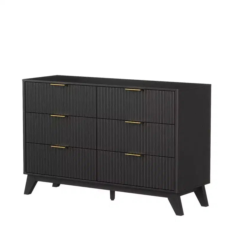 Commode Karl Home de 47 po avec double rangée de 6 tiroirs
