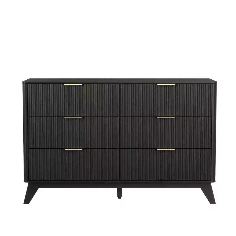 Commode Karl Home de 47 po avec double rangée de 6 tiroirs
