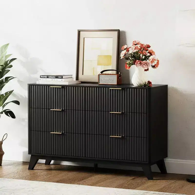 Commode Karl Home de 47 po avec double rangée de 6 tiroirs