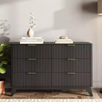 Commode Karl Home de 47 po avec double rangée de 6 tiroirs