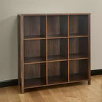 Meuble de rangement à 9 casiers réglable en bois ClosetMaid, bibliothèque de rangement pour chambre à coucher, organisateur de maison, châtaignier foncé