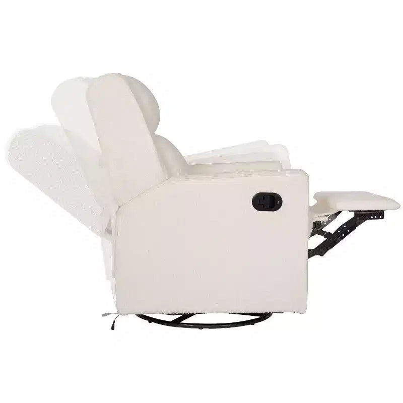 Fauteuil inclinable pivotant Emma et Oliver avec ports de charge USB/USB-C, fauteuil inclinable pivotant manuel à 270 degrés