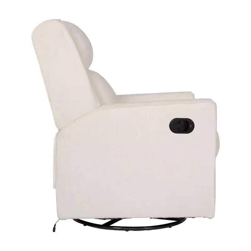 Fauteuil inclinable pivotant Emma et Oliver avec ports de charge USB/USB-C, fauteuil inclinable pivotant manuel à 270 degrés