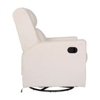 Fauteuil inclinable pivotant Emma et Oliver avec ports de charge USB/USB-C, fauteuil inclinable pivotant manuel à 270 degrés
