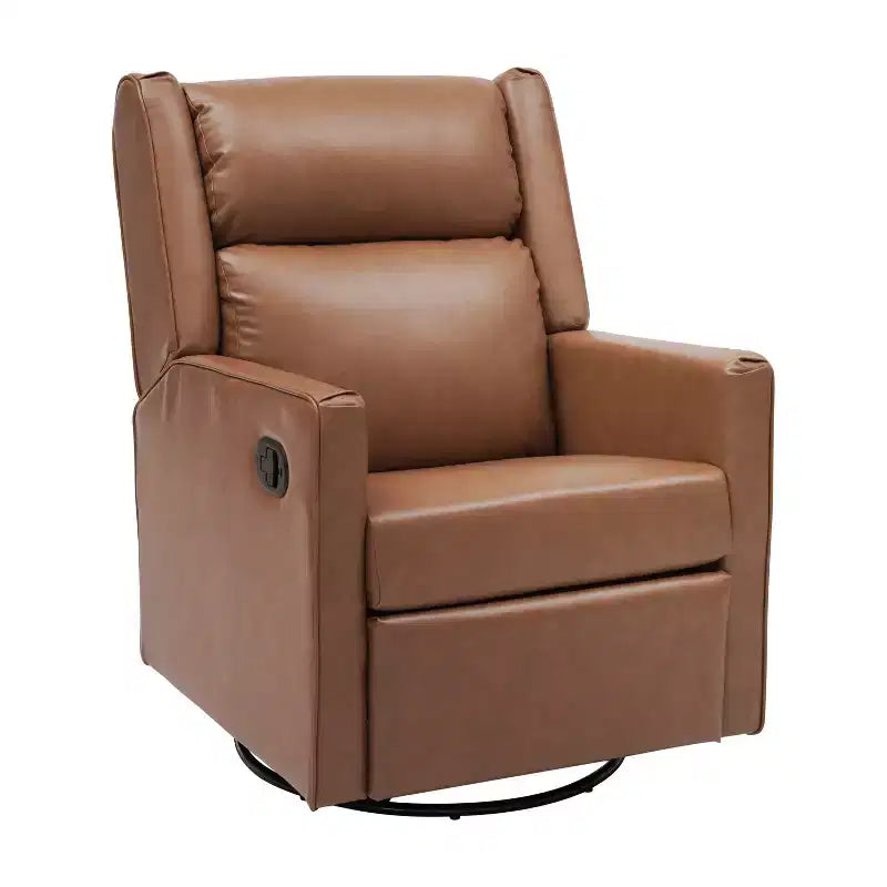 Fauteuil inclinable pivotant Emma et Oliver avec ports de charge USB/USB-C, fauteuil inclinable pivotant manuel à 270 degrés