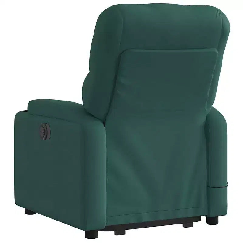vidaXL Fauteuil inclinable de massage releveur gris foncé