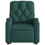 vidaXL Fauteuil inclinable de massage releveur gris foncé