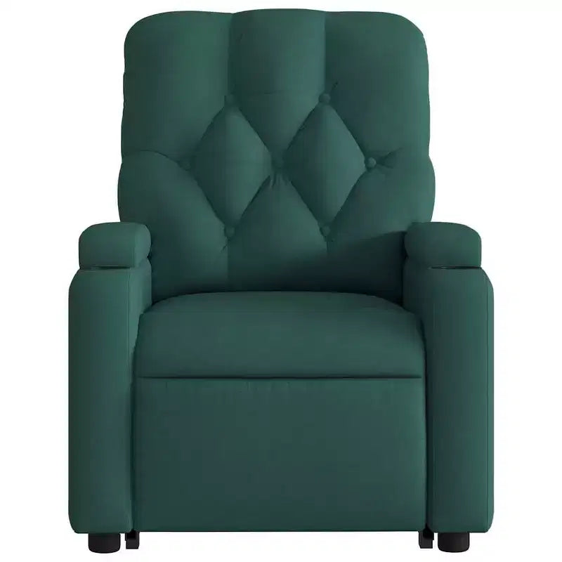 vidaXL Fauteuil inclinable de massage releveur gris foncé