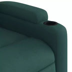 vidaXL Fauteuil inclinable de massage releveur gris foncé