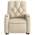 vidaXL Fauteuil inclinable de massage releveur gris foncé