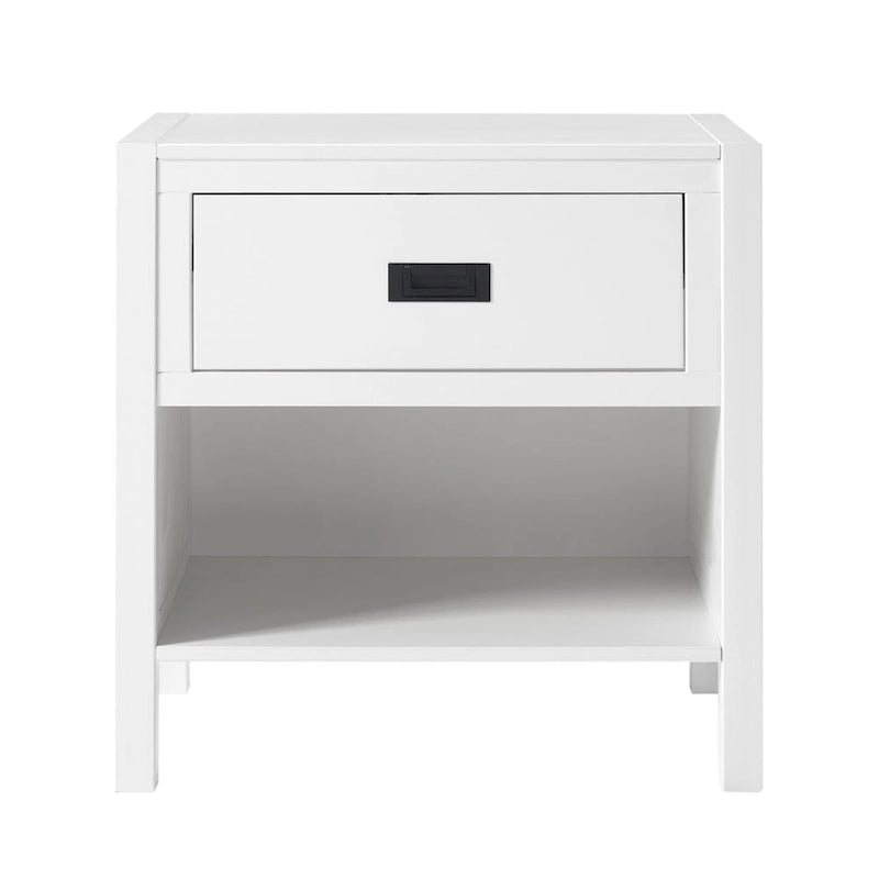 Table de chevet moderne à 1 tiroir en bois massif Middlebrook