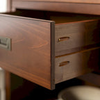 Table de chevet moderne à 1 tiroir en bois massif Middlebrook
