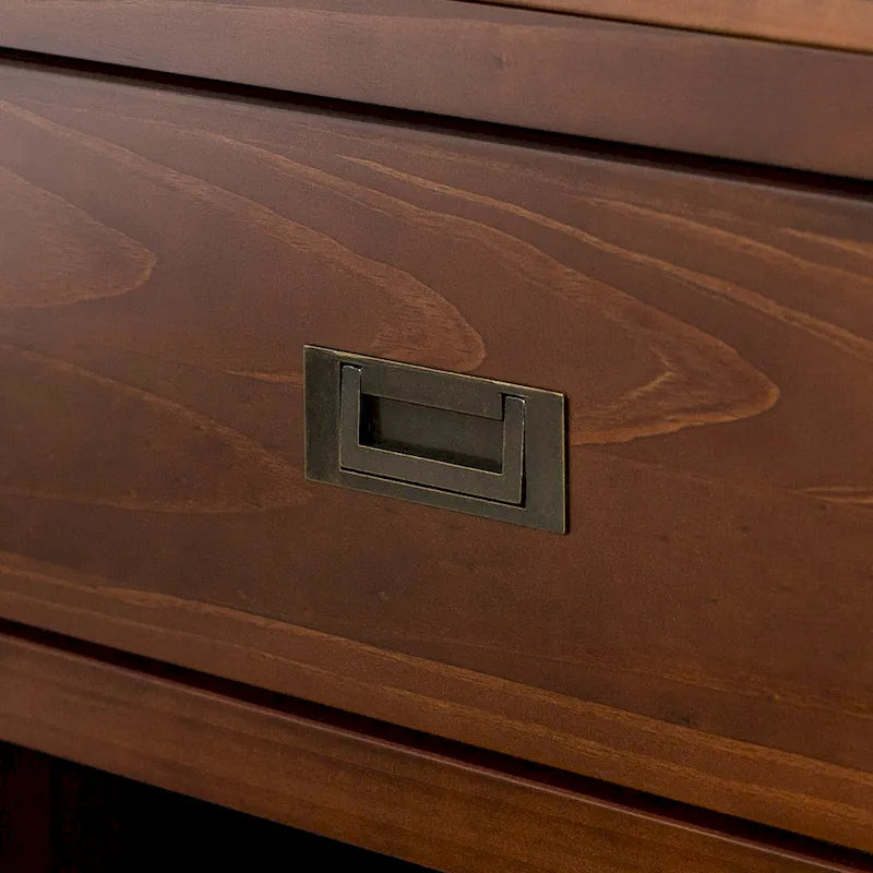 Table de chevet moderne à 1 tiroir en bois massif Middlebrook
