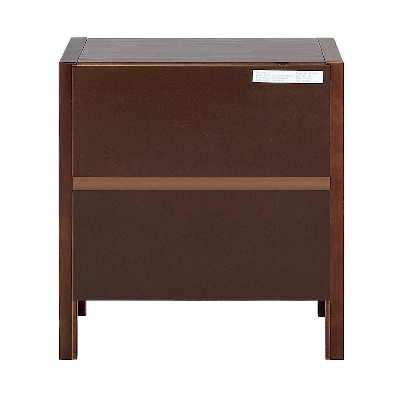 Table de chevet moderne à 1 tiroir en bois massif Middlebrook