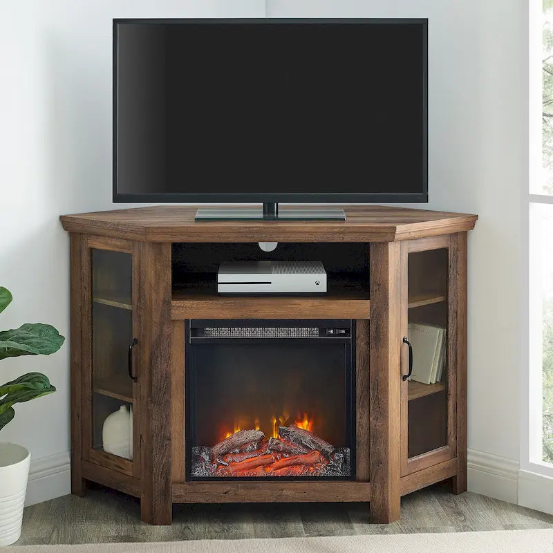 Meuble TV d'angle pour cheminée Middlebrook de 48 po