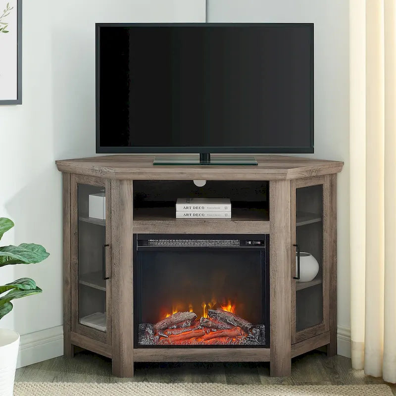 Meuble TV d'angle pour cheminée Middlebrook de 48 po
