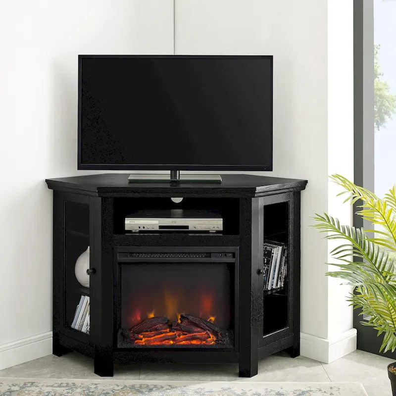 Meuble TV d'angle pour cheminée Middlebrook de 48 po