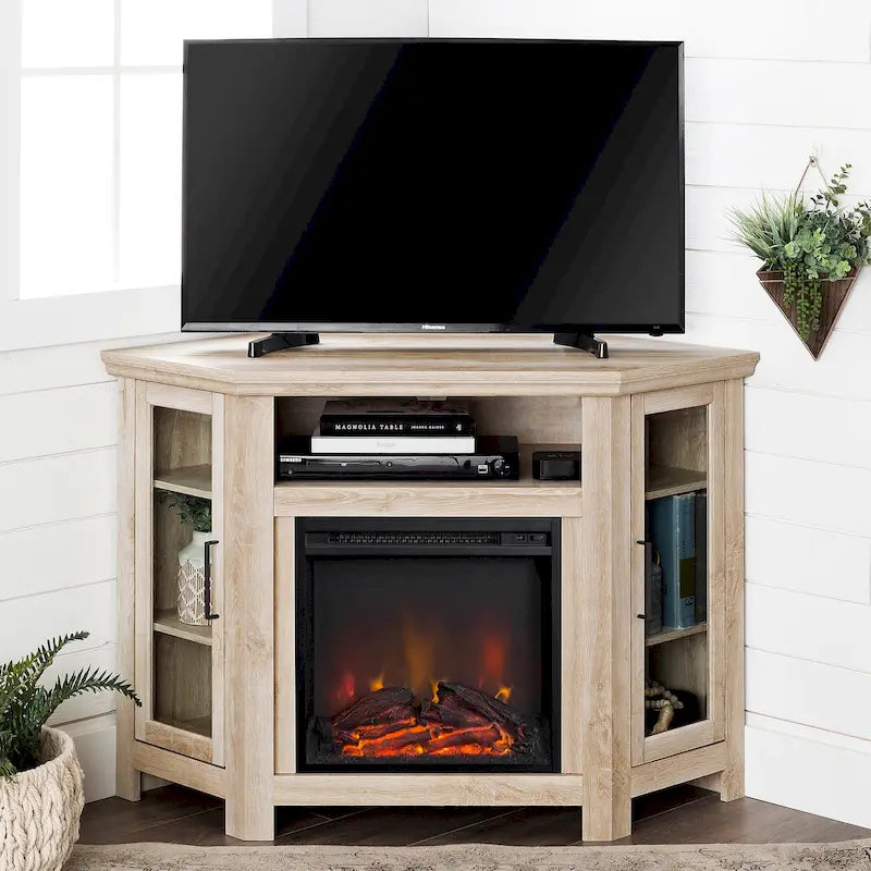 Meuble TV d'angle pour cheminée Middlebrook de 48 po