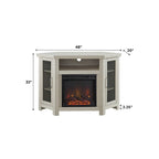 Meuble TV d'angle pour cheminée Middlebrook de 48 po