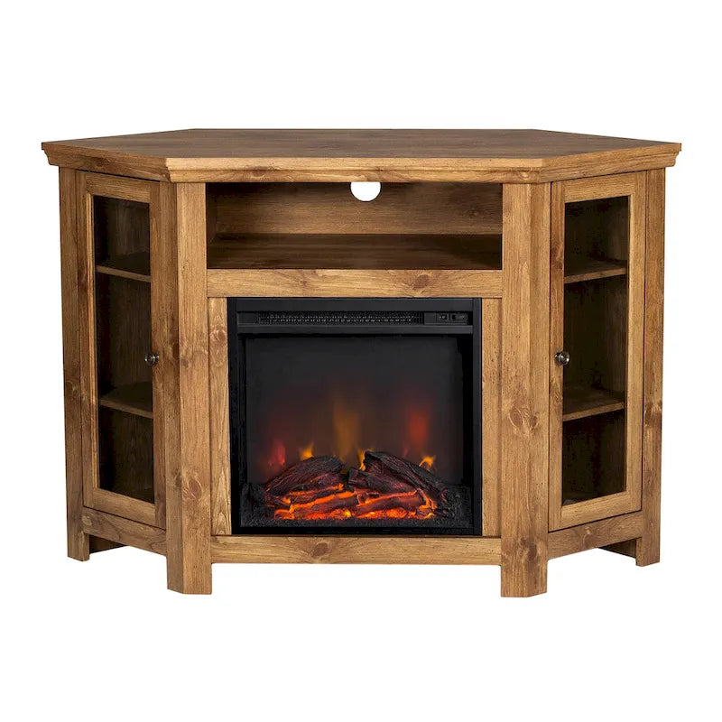 Meuble TV d'angle pour cheminée Middlebrook de 48 po