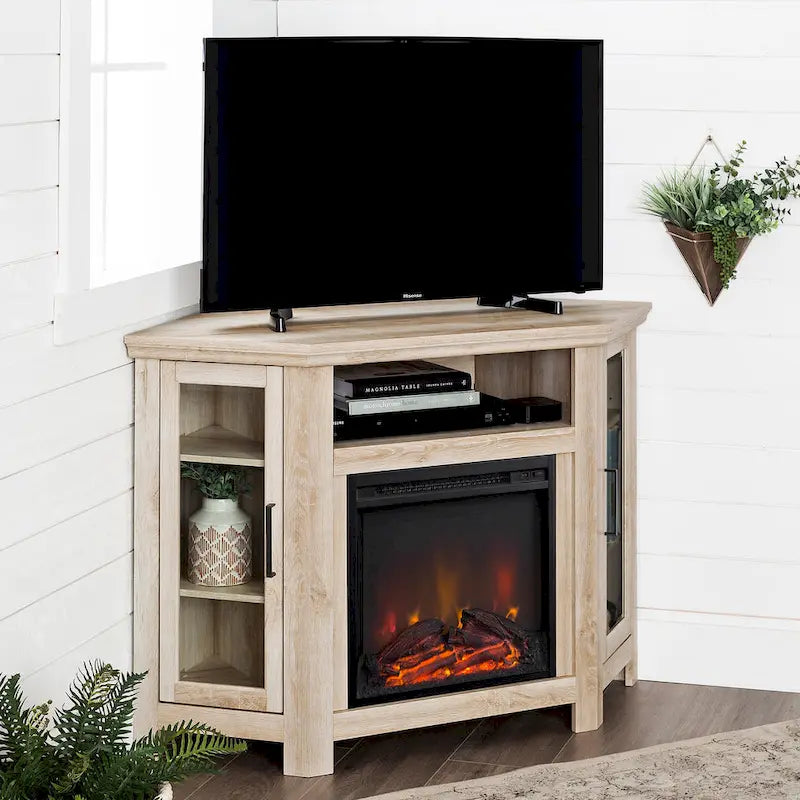 Meuble TV d'angle pour cheminée Middlebrook de 48 po