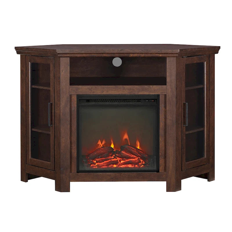 Meuble TV d'angle pour cheminée Middlebrook de 48 po