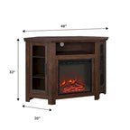 Meuble TV d'angle pour cheminée Middlebrook de 48 po