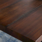 Table de salle à manger Middlebrook en bois massif vieilli de 72 po