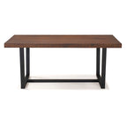 Table de salle à manger Middlebrook en bois massif vieilli de 72 po
