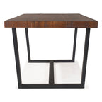 Table de salle à manger Middlebrook en bois massif vieilli de 72 po
