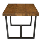 Table de salle à manger Middlebrook en bois massif vieilli de 72 po