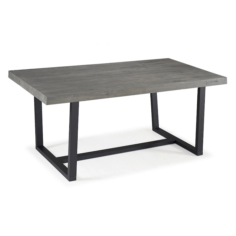 Table de salle à manger Middlebrook en bois massif vieilli de 72 po