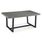 Table de salle à manger Middlebrook en bois massif vieilli de 72 po