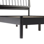 Lit à fuseaux queen en bois massif bohème Middlebrook Designs