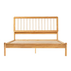 Lit à fuseaux queen en bois massif bohème Middlebrook Designs