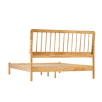 Lit à fuseaux queen en bois massif bohème Middlebrook Designs