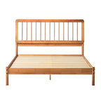 Lit à fuseaux queen en bois massif bohème Middlebrook Designs