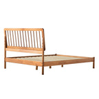 Lit à fuseaux queen en bois massif bohème Middlebrook Designs