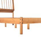 Lit à fuseaux queen en bois massif bohème Middlebrook Designs