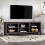 Meuble TV en bois de 70 pouces Middlebrook Designs avec rangement ouvert
