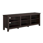 Meuble TV en bois de 70 pouces Middlebrook Designs avec rangement ouvert