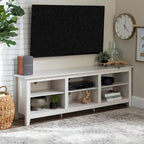 Meuble TV en bois de 70 pouces Middlebrook Designs avec rangement ouvert