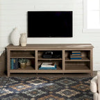 Meuble TV en bois de 70 pouces Middlebrook Designs avec rangement ouvert
