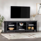 Meuble TV en bois de 70 pouces Middlebrook Designs avec rangement ouvert