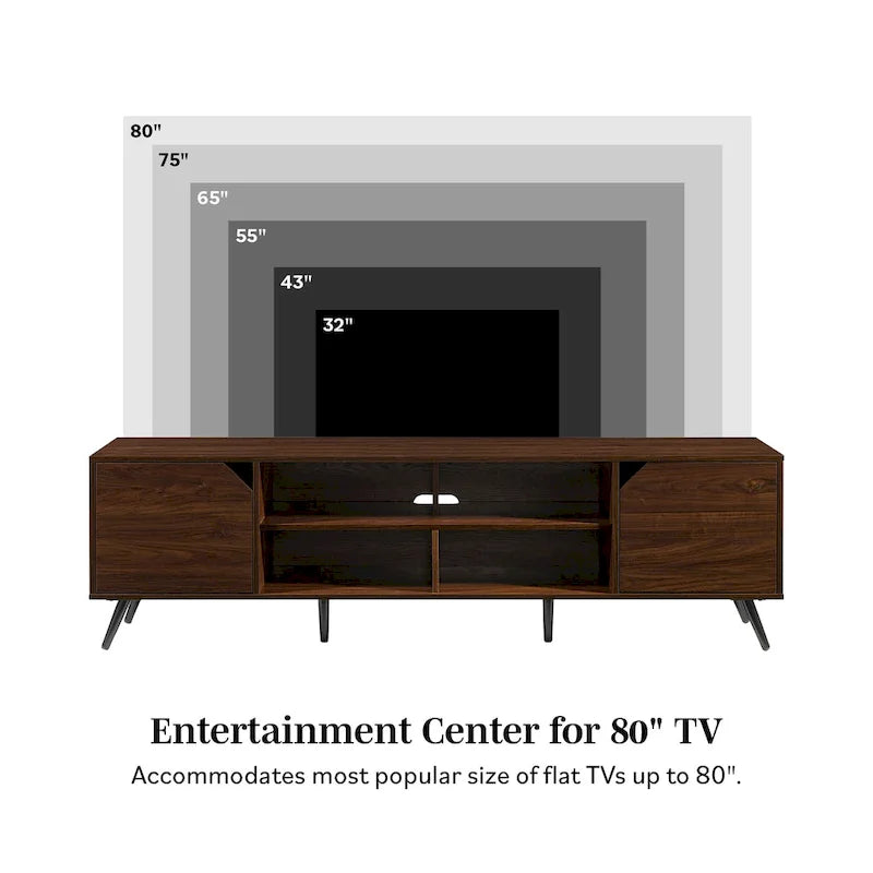 Meuble TV scandinave 70 po Middlebrook Designs