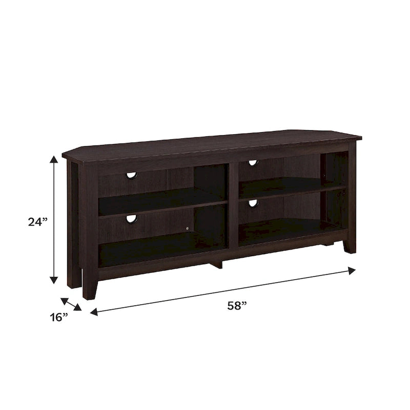 Meuble TV d'angle 58 pouces Middlebrook Ogden