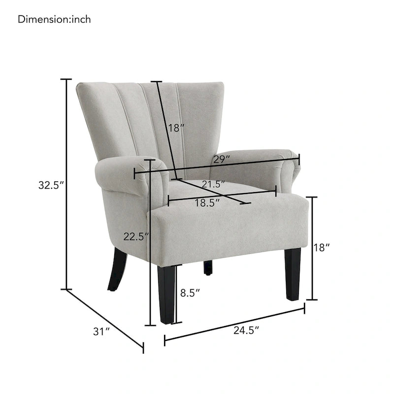 Chaise de salon style moderne