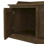 Porte-manteau et banc à chaussures 40 W Woodland avec portes par Bush Furniture