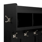 Porte-manteau et banc à chaussures 40 W Woodland avec portes par Bush Furniture